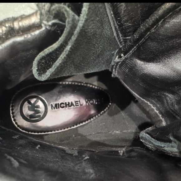 Women’s Michael Kors Metallic Bronze Leather, Studded High Top Sneakers: Size 6 - Picture 12 of 12